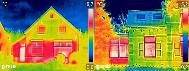 Laat warmtebeelden maken van je woning
